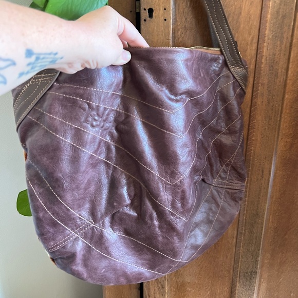 Reby C premium handmade leather and tapestry tote bag - Picture 3 of 12